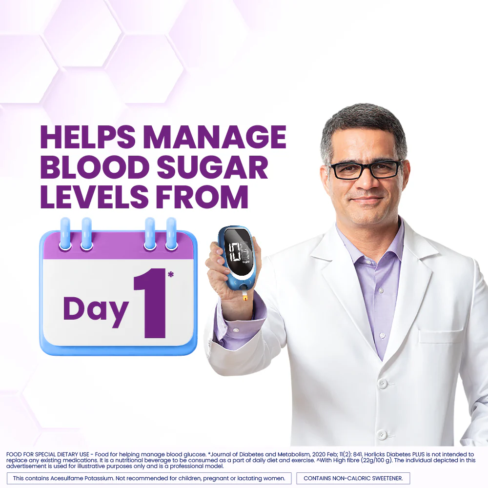 Horlicks Diabetes Plus Vanilla Flavour - Image 3