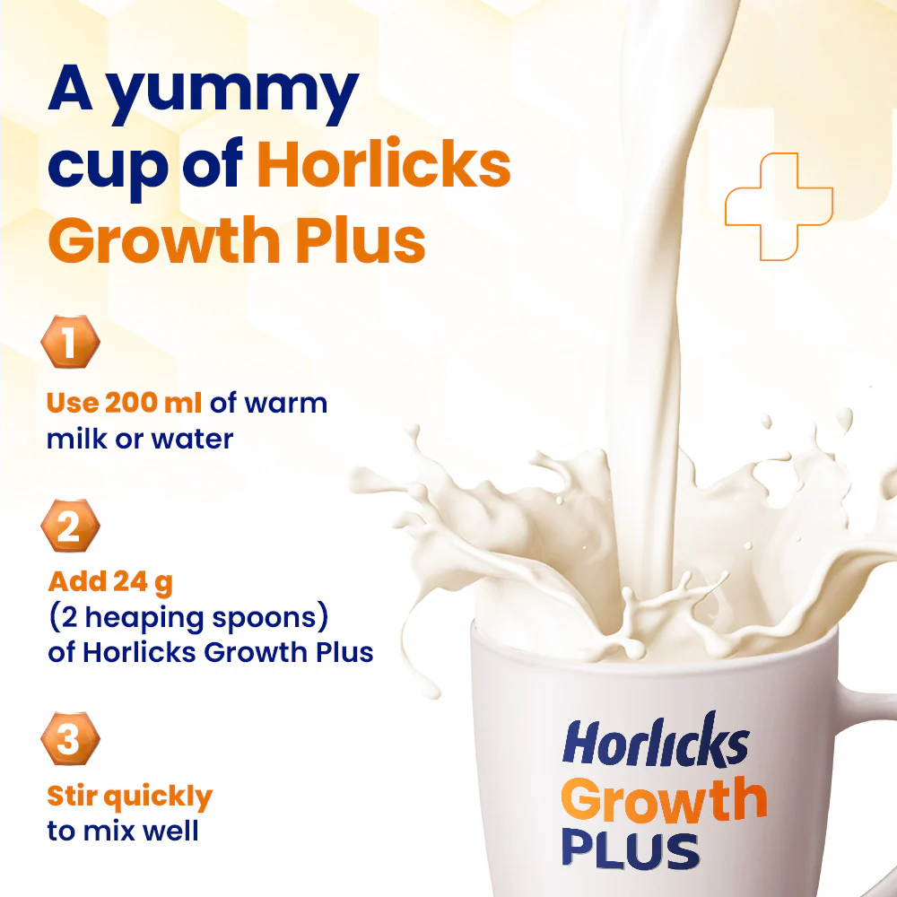 Horlicks Growth Plus Vanilla Flavour - Image 6