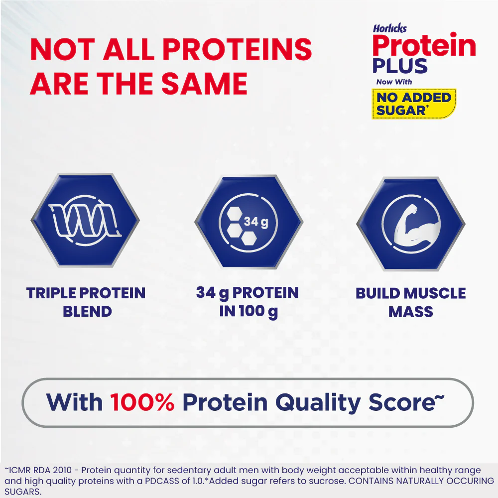 Horlicks Protein Plus Chocolate Flavour - Image 5