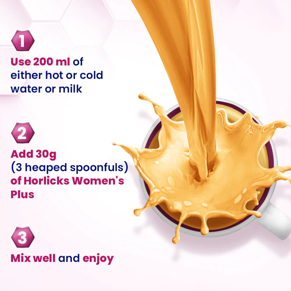 Horlicks Women's Plus Caramel Flavour - Image 6